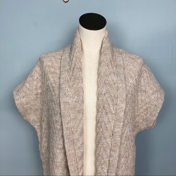 maryline Italian Made Open Front Alpaca Cardigan - Picture 2 of 12